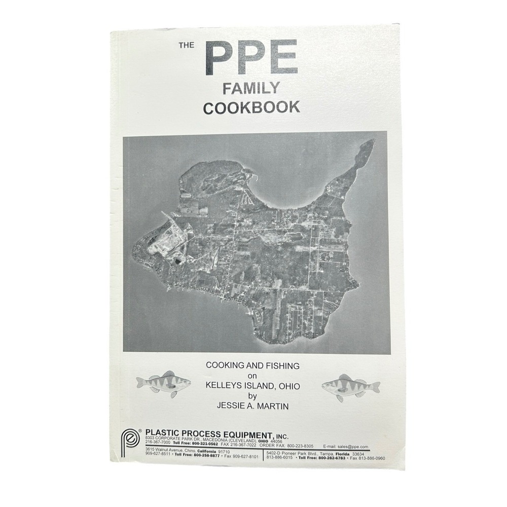 PPE Family Cookbook Kelleys‎ Island Ohio Cooking Fishing Jessie Martin 2001